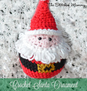 Santa Ornament by The Stitchin' Mommy