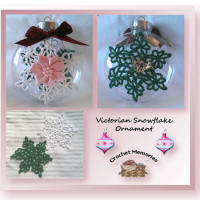 Victorian Snowflake Ornament by Crochet Memories
