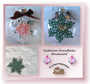Victorian Snowflake Ornament by Crochet Memories