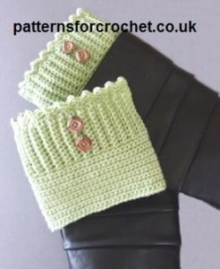 Boot Cuffs by Patterns For Crochet