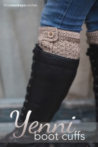 Yenni Boot Cuffs by Little Monkeys Crochet