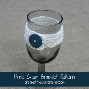 Chain Bracelet by Cream Of The Crop Crochet