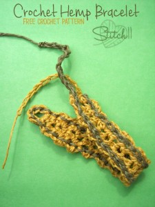 Crochet Hemp Bracelet by Stitch11