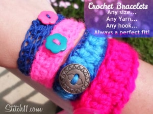 Crochet Bracelet for Everyone by Stitch11