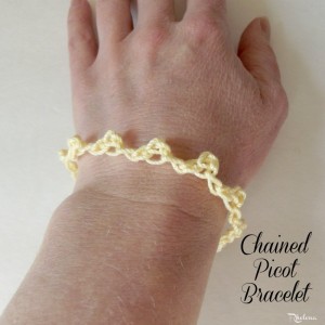 Chained Picot Bracelet by CrochetN'Crafts