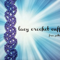 Lacy Crochet Cuff Bracelet by Oombawka Design