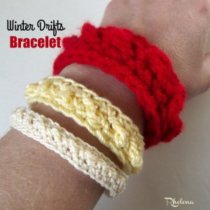 Winter Drifts Bracelet by CrochetN'Crafts
