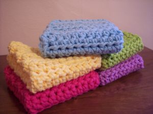 Simple and Practical Dish Cloth by Stitch11