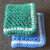 Linen Stitch Dishcloths by My Recycled Bags