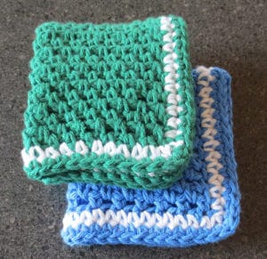 Linen Stitch Dishcloths by My Recycled Bags