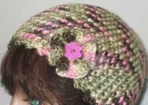 Ruffled Flower Embellishment by Home Made Hats by Cheryl