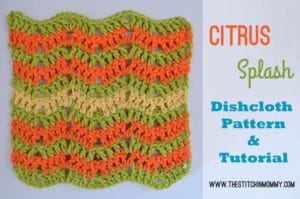 Citrus Splash Dishcloth by The Stitchin' Mommy