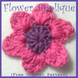 Flower Applique by Oui Crochet