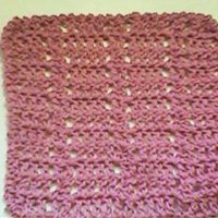 Little Diamonds Dishcloth by CrochetKim