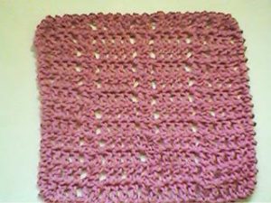 Little Diamonds Dishcloth by CrochetKim
