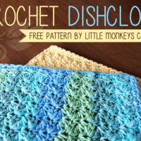 Crochet Dishcloth by Little Monkeys Crochet