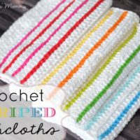 Striped Dishcloths by The Stitchin' Mommy