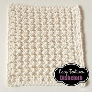 Lacy Textures Dishcloth by CrochetNCrafts
