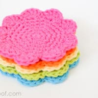 Flower Coasters by One Dog Woof
