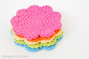 Flower Coasters by One Dog Woof