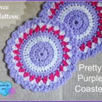 Pretty Crochet Coaster by Crochet For You