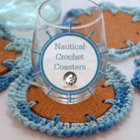 Nautical Crochet Coasters by Moogly