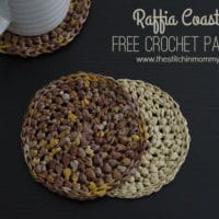 Raffia Coasters by The Stitchin' Mommy