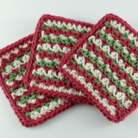 Simple Striped Coasters by Oombawka Design