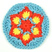Blooming Flower Coaster by Crochet Spot