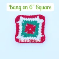 Bang on 6" Square by American Crochet