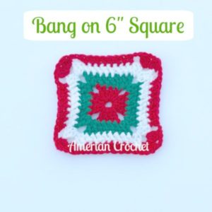 Bang on 6" Square by American Crochet