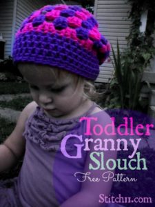 Toddler Granny Slouch Hat by Stitch11