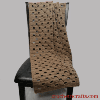 Open Stitch Crochet Lapghan by CrochetNCrafts