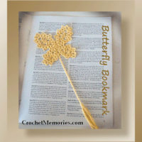Butterfly Bookmark by Crochet Memories