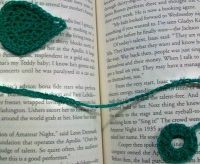 Leaf Bookmark by Candace for Crochet Spot