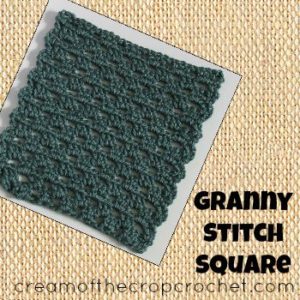Granny Stitch Square by Cream Of The Crop Crochet