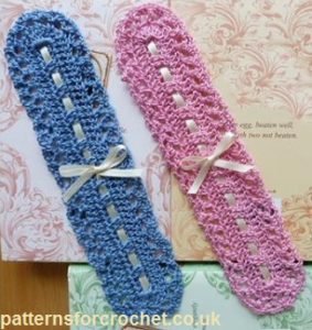 Lacy Bookmark by Patterns For Crochet