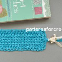 Tasseled Bookmark by Patterns For Crochet