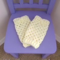 Granny Stitch Baby Legwarmers by The Lavender Chair