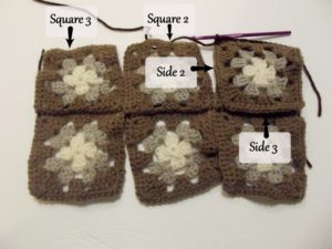 Granny Square Diaper and Wipes Organizer ~ Tutorial 5