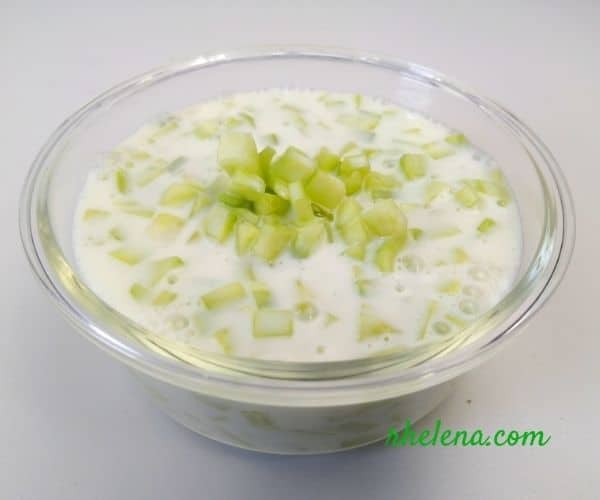Cucumbers with Buttermilk