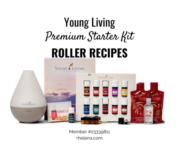 Young Living Starter Kit with essential oils, a diffuser and Ningxia Read.