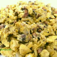Scrambled Eggs with Mushrooms
