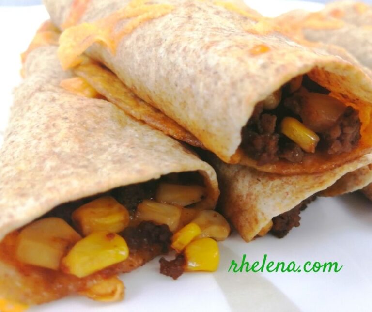 Corn and Beef Taquitos
