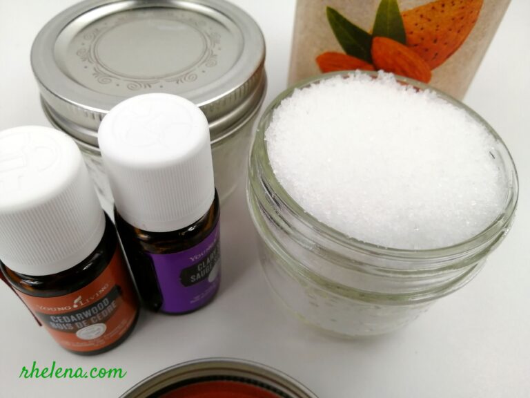 Epsom Salt Bath Soak with Essential Oils for a Relaxing Bath