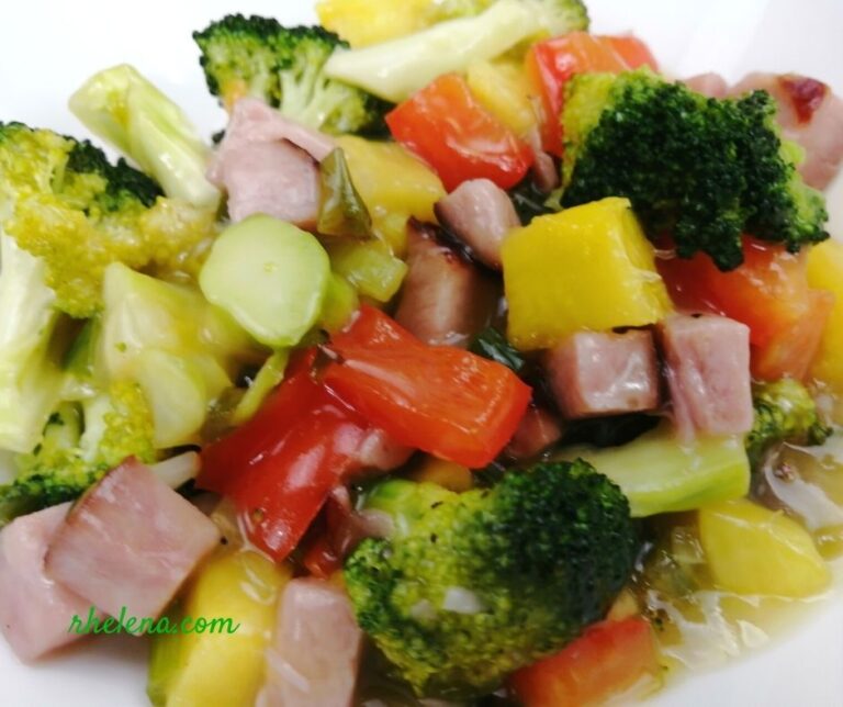 Ham and broccoli stir fry recipe with pineapple!