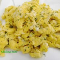 Scrambled Eggs with Cottage Cheese Recipe