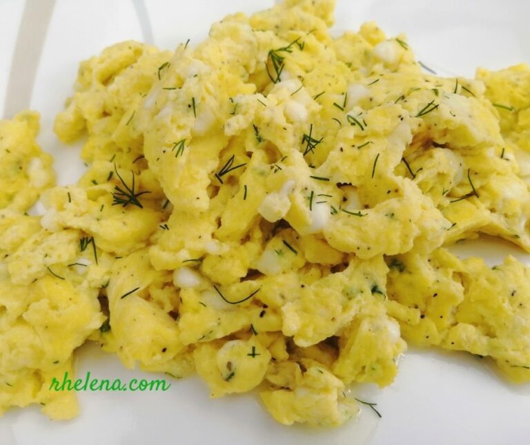 Scrambled Eggs with Cottage Cheese Recipe